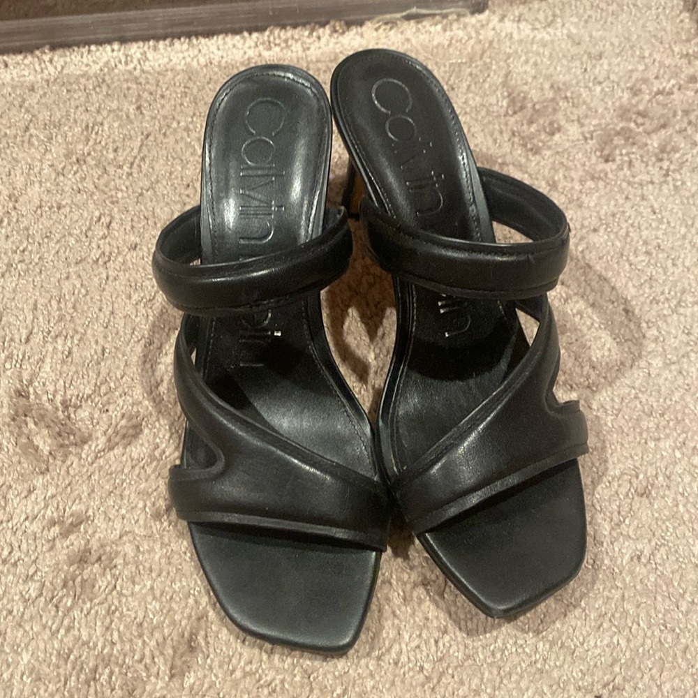 Calvin Klein Halia Sandal in Black